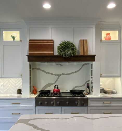 Backsplash of a Modern Farmhouse home