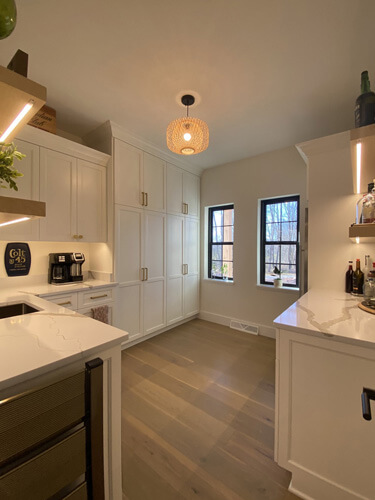 Alternate view of the kitchen of a Modern Farmhouse home