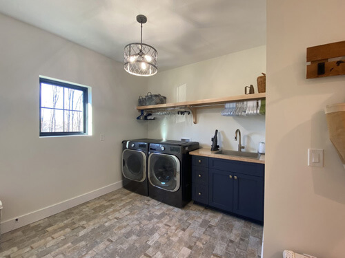 Laundry room of a Modern Farmhouse home