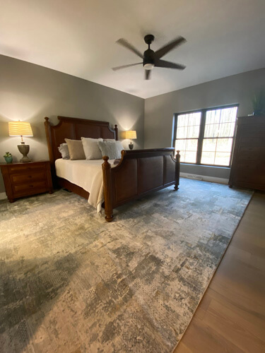 Another bedroom of a Modern Farmhouse home